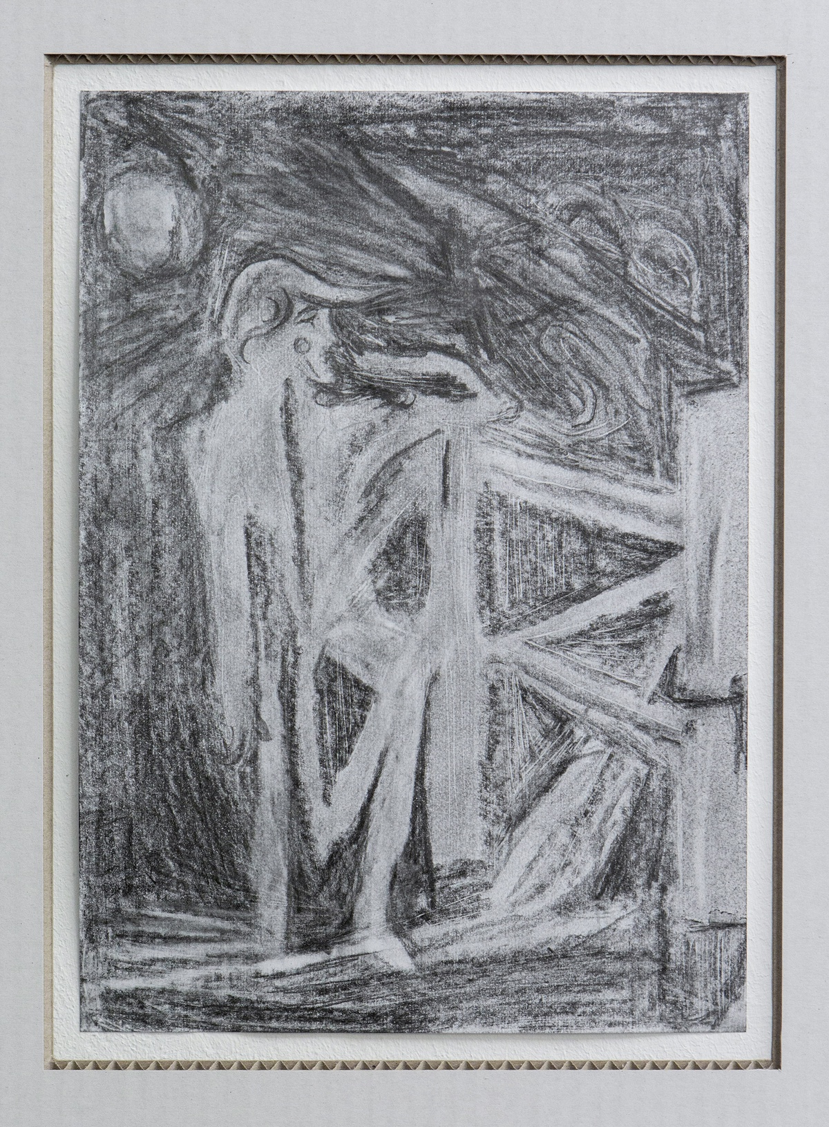 Philipp Simon, image, natural, drama, man, life, wind, boredom, isolation, handsome, q&amp;d, freedom, vangogh, desire, 2017pencil on paper29,7 cm x 21 cm