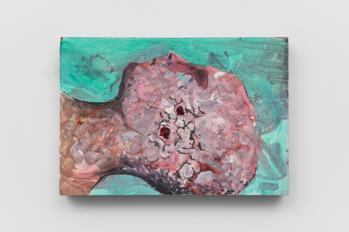 Terry Atkinson, Pox –Head, 1984mixed media21,8 x 15 cm
