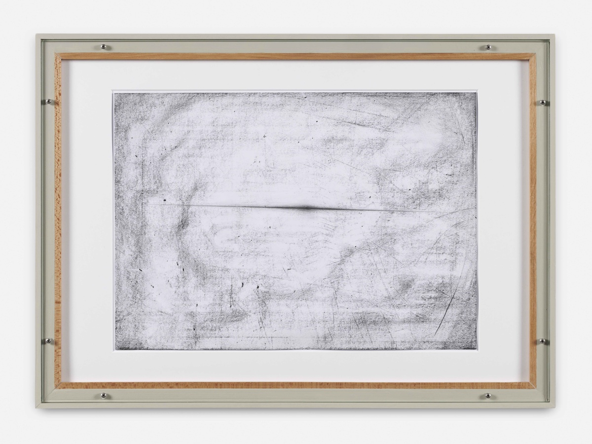 Philipp Simon, IR2.5CotB, 2023pencil on paper, hand-made frame, museum glass43 × 60 × 2,4 cm (drawing 29,7 × 42 cm)