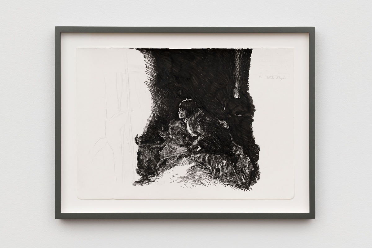 Anna Clegg, untitled, 2026Fineliner and pencil on paper26 x 35 cm (framed)