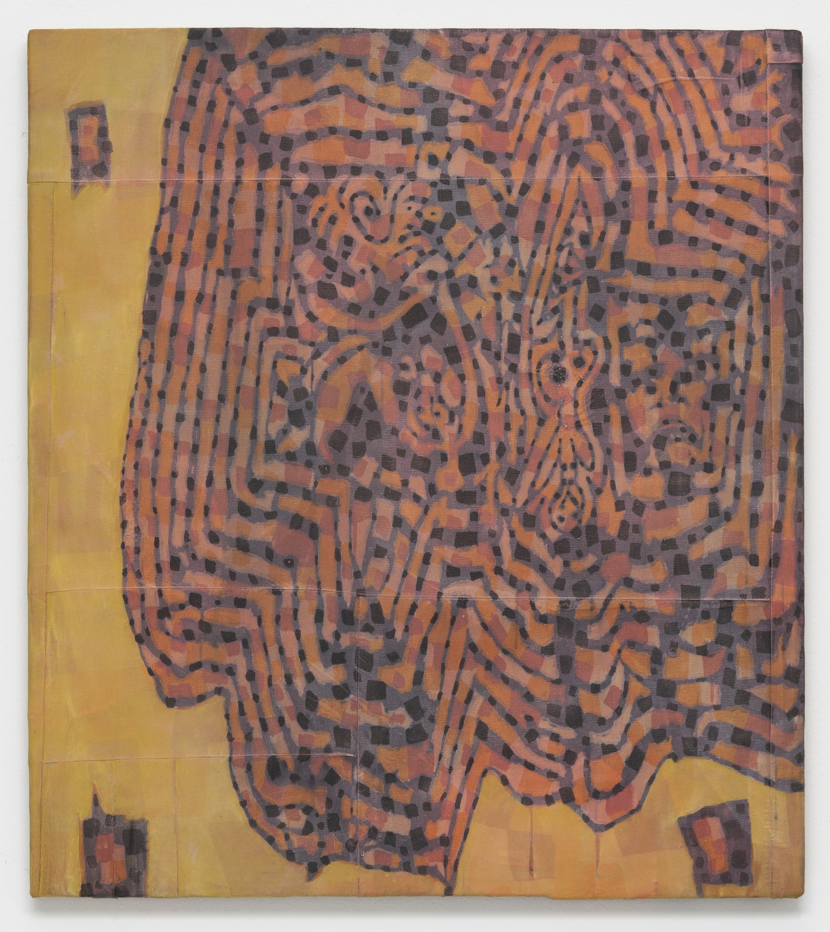 Lukas Quietzsch, Untitled, 2020gouache on canvas82 × 72,5 cm