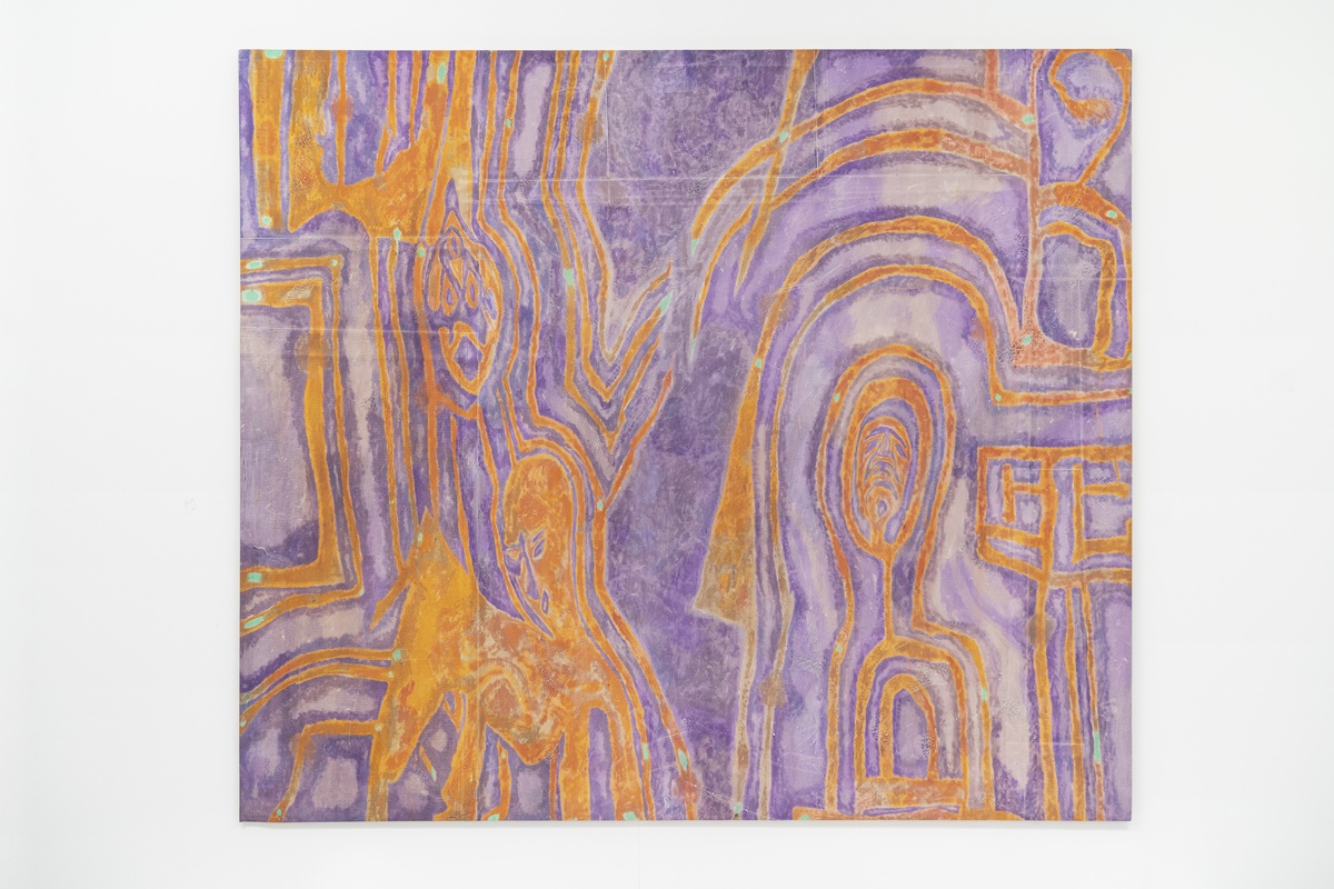 Lukas Quietzsch‘Tief emotional in Angriff auf  Wahrheit und Wirklichkeit’, 2019 gouache on canvas200 × 230 cm