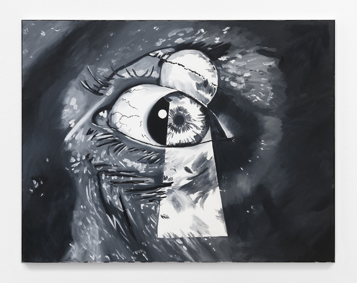 Angharad WilliamsPeeping Tom, 2019Oil on canvas, artist frame90 × 120 cm