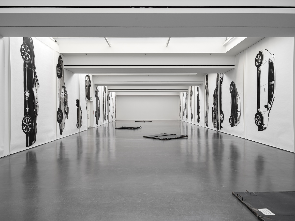 Angharad Williams, Eraser (Installation View), Kunstverein für die Rheinlande und Westfalen, Düsseldorf, 2022, Foto: Cedric Mussano