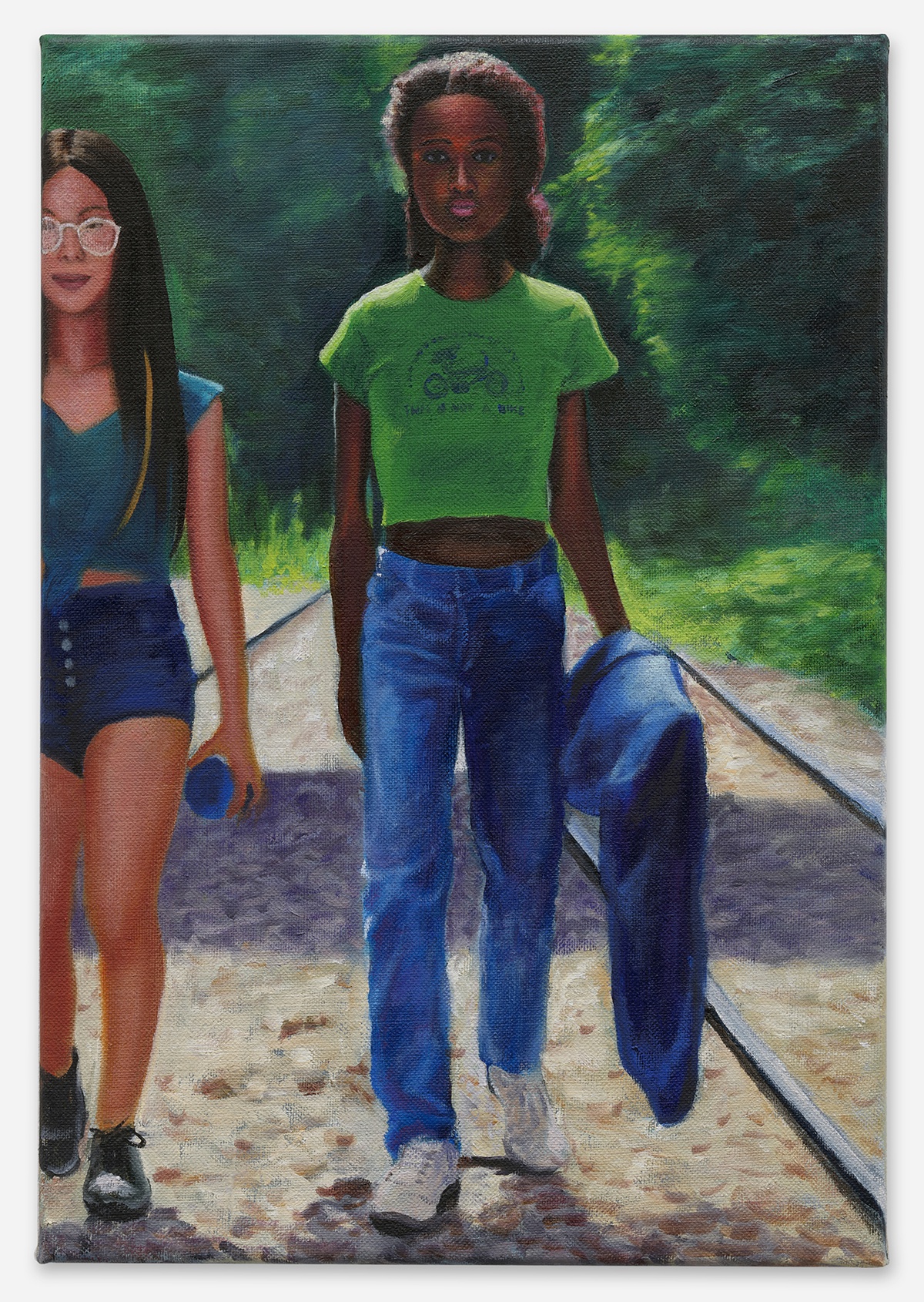 Mathis Gasser, Aminata &quot;Amy&quot; Diop, 2022oil on canvas44 x 30 cm