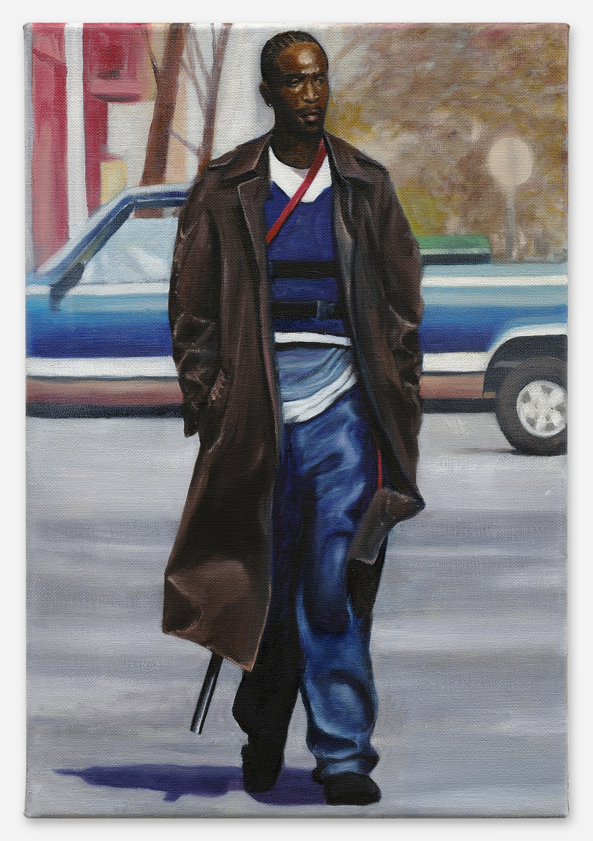 Omar Little 3, 2022Oil on canvas44 x 30 cm