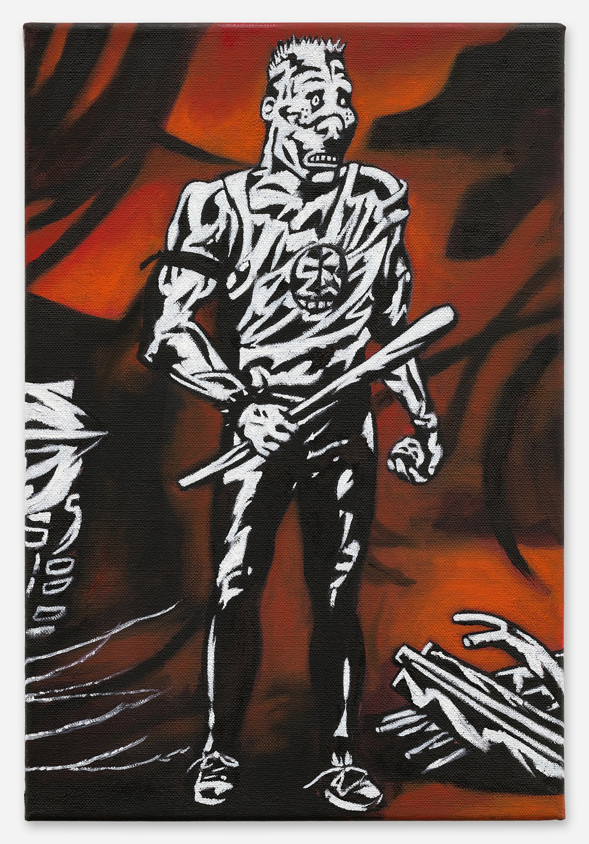 Mathis Gasser, Jiimbo (After Gary Panter), 2022oil on canvas44 x 30 cm