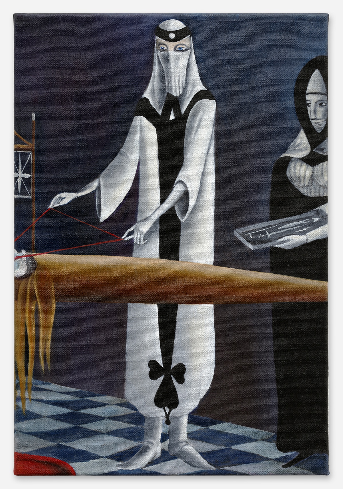 Adieu Amenothep (After Leonora Carrington), 2022Oil on canvas44 x 30 cm