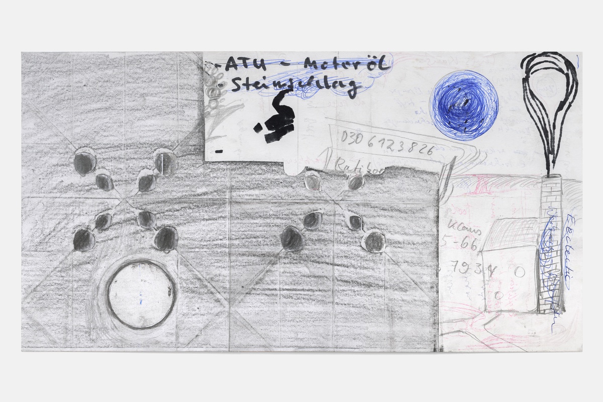 Philipp Simon, Yin-Yang, 2023pencil, ball pen and marker on paper21,2 x 39,5 cm