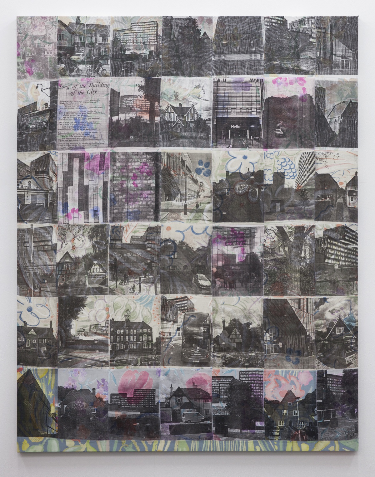 Stephen Suckale, All Mods Cons, 2019laser print on linen130 x 160 cm