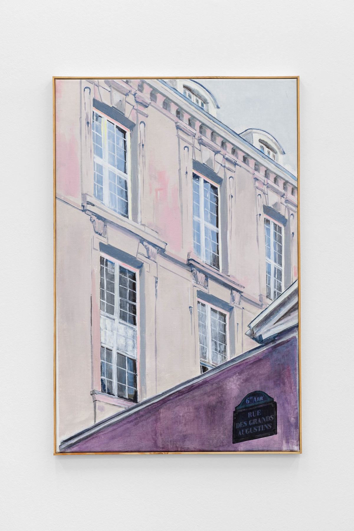 Ariane Müller7 Rue des Grands Augustins 8, 2023acrylic and paper on canvas65 × 100 cm