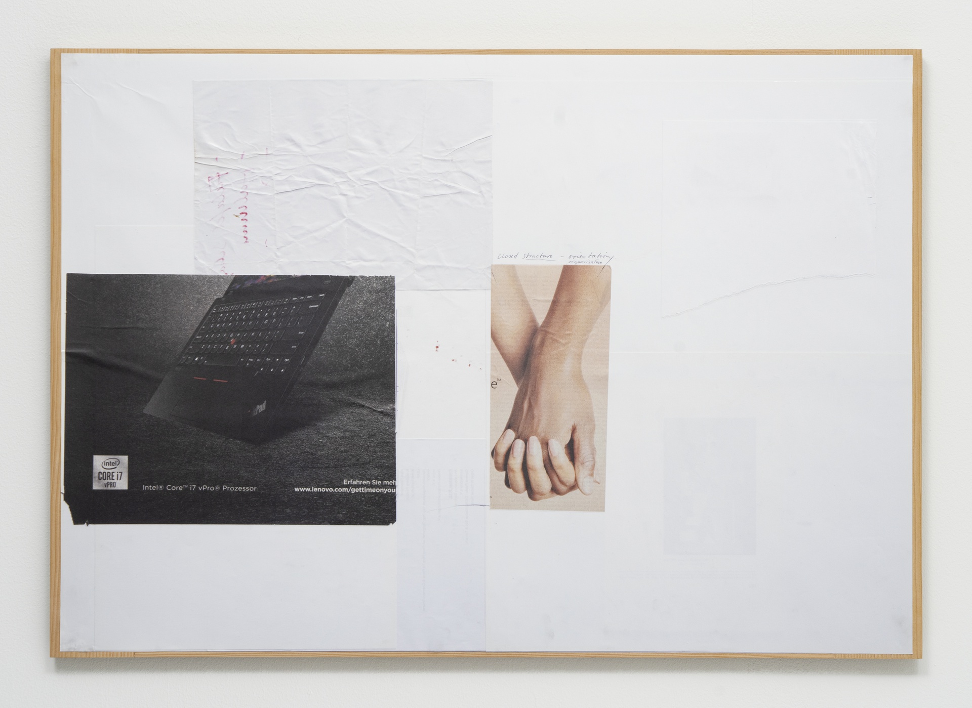 Philipp SimonBoard 03, 2021UV print on foil on paper, veneer on chipboard86 × 60 cm