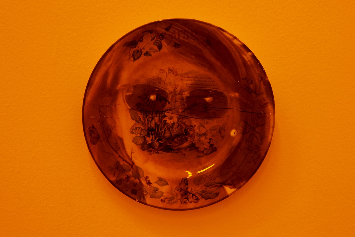 Tom Humphreys, Untitled, 2013 – 2019glazed ceramics, ceramic transfer21 – 32 cm
