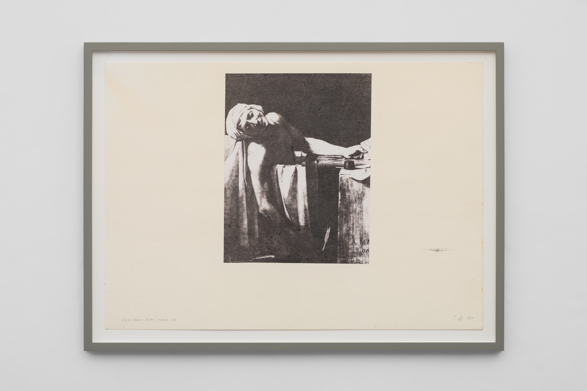 Terry Atkinson, David Death Print/Enola Gay, 1989transfer print on paper42 x 59,4 cm