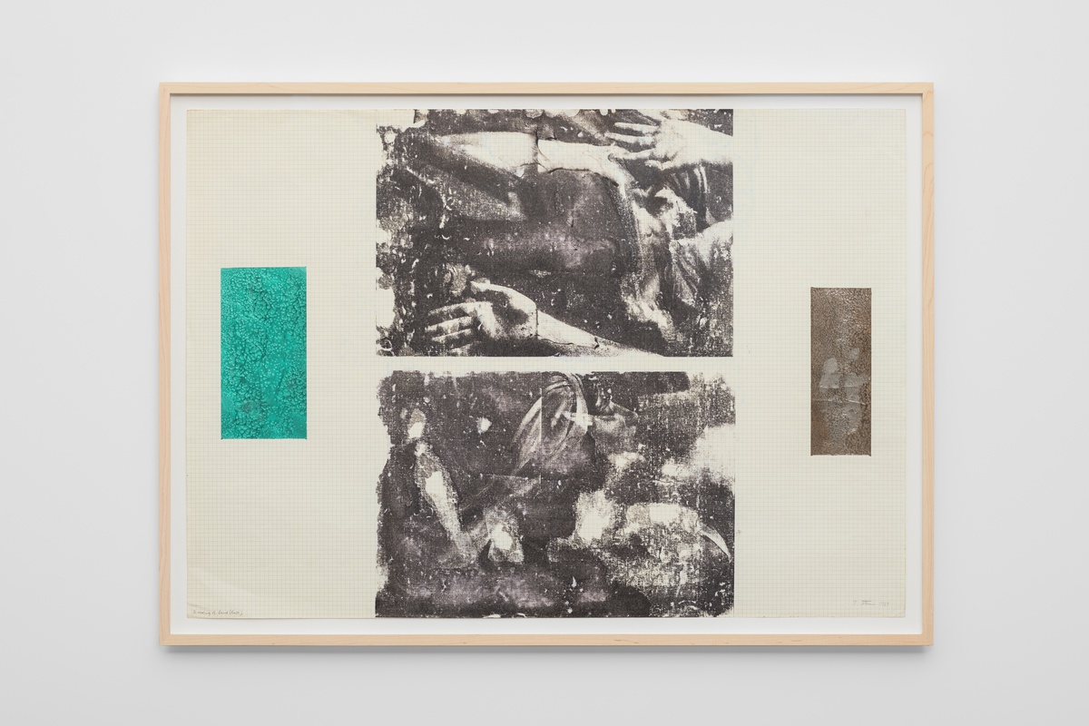 Terry Atkinson, A Reading of David (Ruse), 1989transfer print and metal paint on paper59,4 x 84 cm
